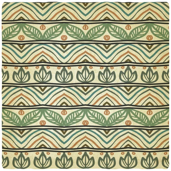 Dibujo de fondo antiguo patrón étnico de la mano — Vector stock ... Dibujo de fondo antiguo patrón étnico de la mano — Vector stock ...