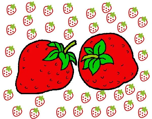 Dibujo de fresitas pintado por Gouliha en Dibujos.net el día 18-08 ... Dibujo de fresitas pintado por Gouliha en Dibujos.net el día 18-08 ...