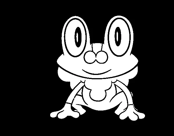 Dibujo de Froakie para Colorear - Dibujos.net Dibujo de Froakie para Colorear - Dibujos.net