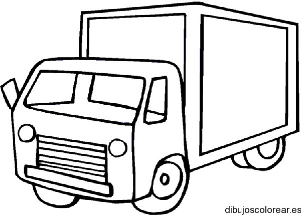 Dibujo de una furgoneta | Dibujos para Colorear Dibujo de una furgoneta | Dibujos para Colorear