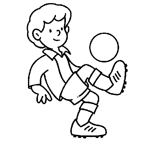 Dibujo de Fútbol para Colorear - Dibujos.net Dibujo de Fútbol para Colorear - Dibujos.net