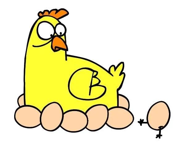 Dibujo de Gallina incubando pintado por Crystal45 en Dibujos.net ... Dibujo de Gallina incubando pintado por Crystal45 en Dibujos.net ...
