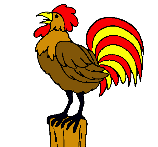 Dibujo de Gallo cantando pintado por Gallo en Dibujos.net el día ... Dibujo de Gallo cantando pintado por Gallo en Dibujos.net el día ...