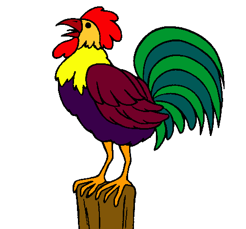 Dibujo de Gallo cantando pintado por Gallo en Dibujos.net el día ... Dibujo de Gallo cantando pintado por Gallo en Dibujos.net el día ...