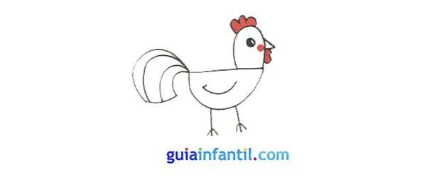 Cómo hacer un dibujo de un gallo paso a paso