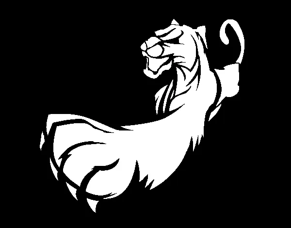 Dibujo de Garra de pantera para Colorear - Dibujos.net