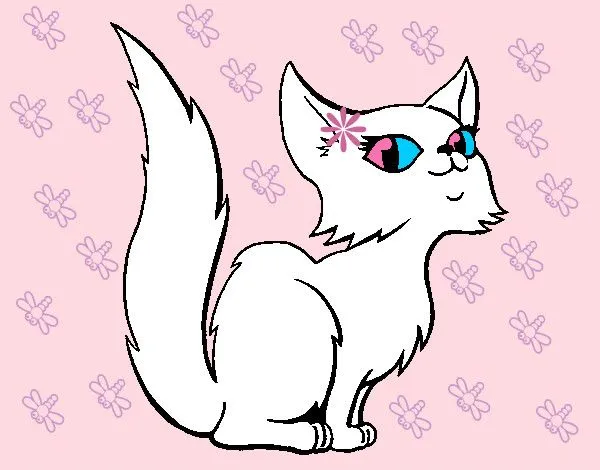Dibujo de gata pintado por Nikoleta en Dibujos.net el día 21-02-13 ... Dibujo de gata pintado por Nikoleta en Dibujos.net el día 21-02-13 ...