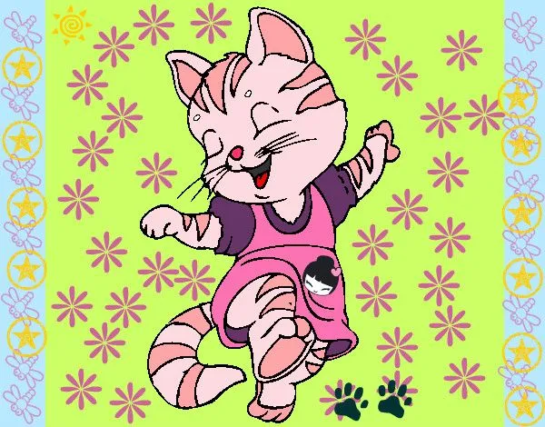 Dibujo de gatita pintado por Camichi en Dibujos.net el día 30-06 ... Dibujo de gatita pintado por Camichi en Dibujos.net el día 30-06 ...