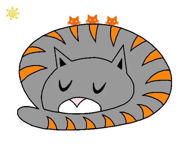 Dibujo de gatito bonito pintado por Josebita en Dibujos.net el día ...