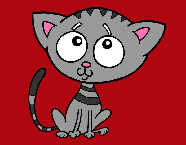 Dibujo de Gatito tierno ^^ pintado por Gatita13 en Dibujos.net el ...