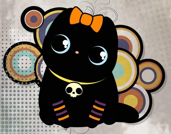 Dibujo de Gato Emo pintado por Picasseta en Dibujos.net el día 28 ... Dibujo de Gato Emo pintado por Picasseta en Dibujos.net el día 28 ...