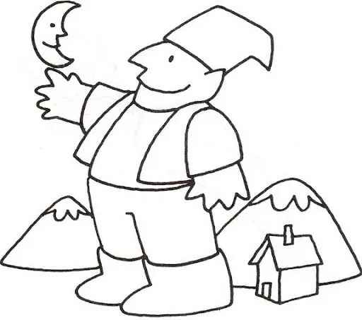 Dibujo de un gigante para colorear - Imagui