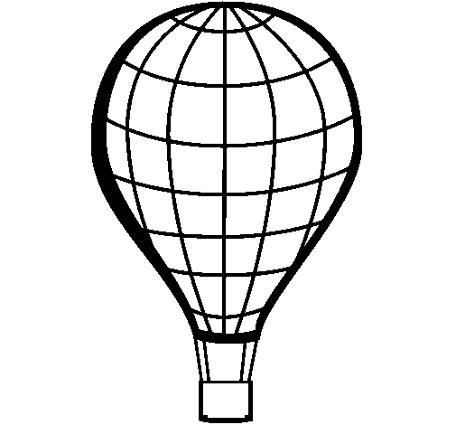 Dibujo de Globo aerostático para Colorear - Dibujos.net