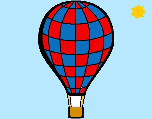 Dibujo de Globo aerostático pintado por Francoarna en Dibujos.net ...