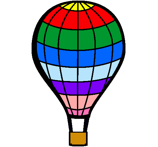 Dibujo de Globo aerostático pintado por Globo en Dibujos.net el ...