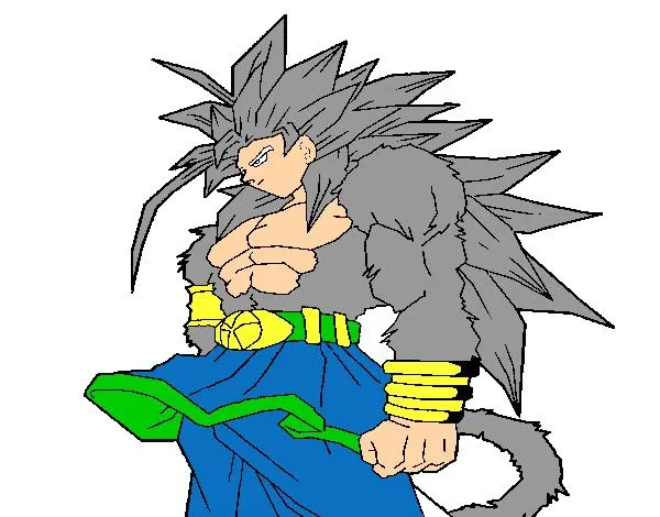 Dibujo de goku ssj5 pintado por Aaron78 en Dibujos.net el día 18 ... Dibujo de goku ssj5 pintado por Aaron78 en Dibujos.net el día 18 ...