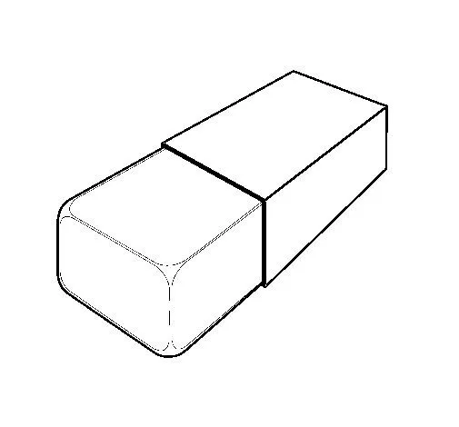 Dibujo de Goma de borrar para Colorear - Dibujos.net Dibujo de Goma de borrar para Colorear - Dibujos.net