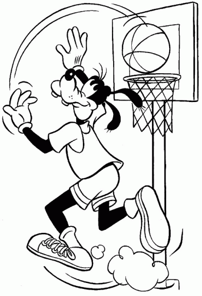 ... colorear de Goofy jugando a baloncesto. Dibujos infantiles de Goofy ... colorear de Goofy jugando a baloncesto. Dibujos infantiles de Goofy
