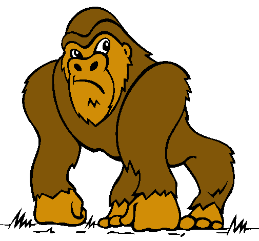 Dibujo de Gorila pintado por Mono en Dibujos.net el día 15-11-10 a ...