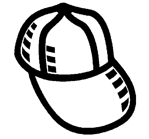 Dibujo de Gorra de béisbol para Colorear - Dibujos.net