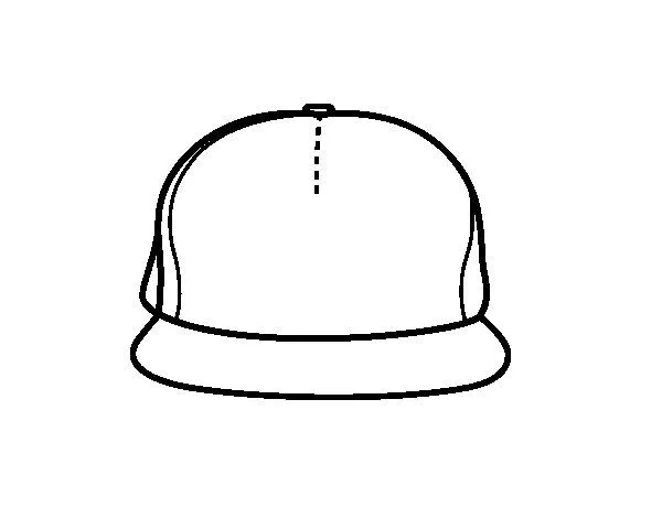 Dibujo de Gorra moderna para Colorear - Dibujos.net Dibujo de Gorra moderna para Colorear - Dibujos.net