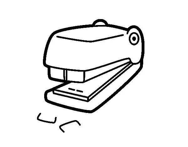 Dibujo de Grapadora caimán para Colorear - Dibujos.net Dibujo de Grapadora caimán para Colorear - Dibujos.net