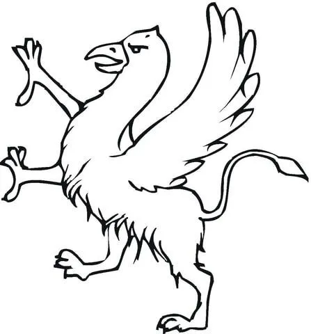 Dibujo de Grifo para colorear | Dibujos para colorear imprimir gratis