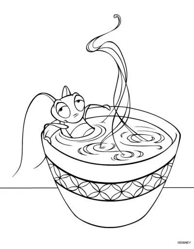 Dibujo de El Grillo de la Suerte. Dibujo para colorear de El ...