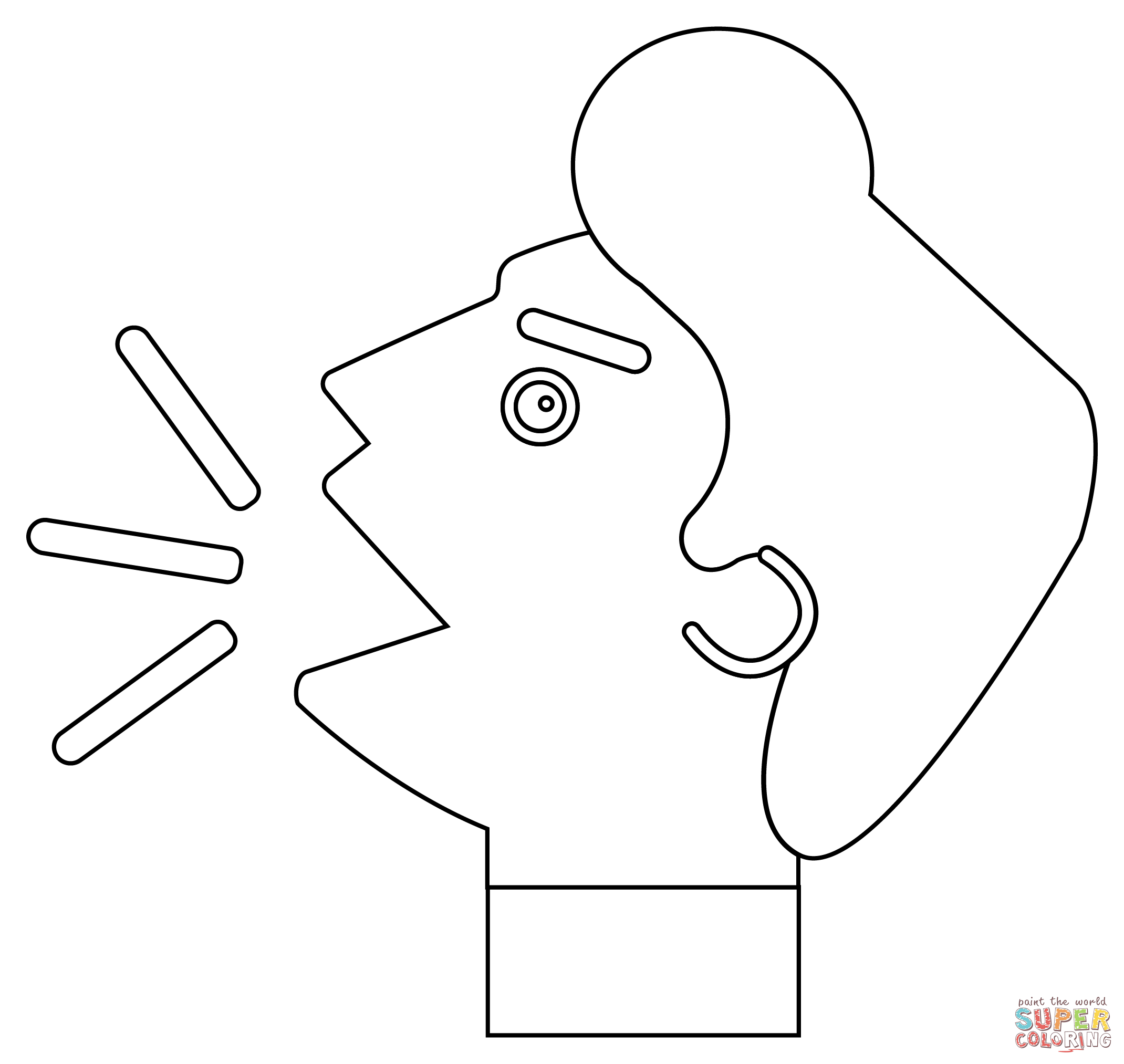 Dibujo de Gritos para colorear | Dibujos para colorear imprimir gratis Dibujo de Gritos para colorear | Dibujos para colorear imprimir gratis