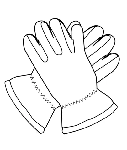 Dibujo de Guantes para colorear | Dibujos para colorear imprimir ... Dibujo de Guantes para colorear | Dibujos para colorear imprimir ...