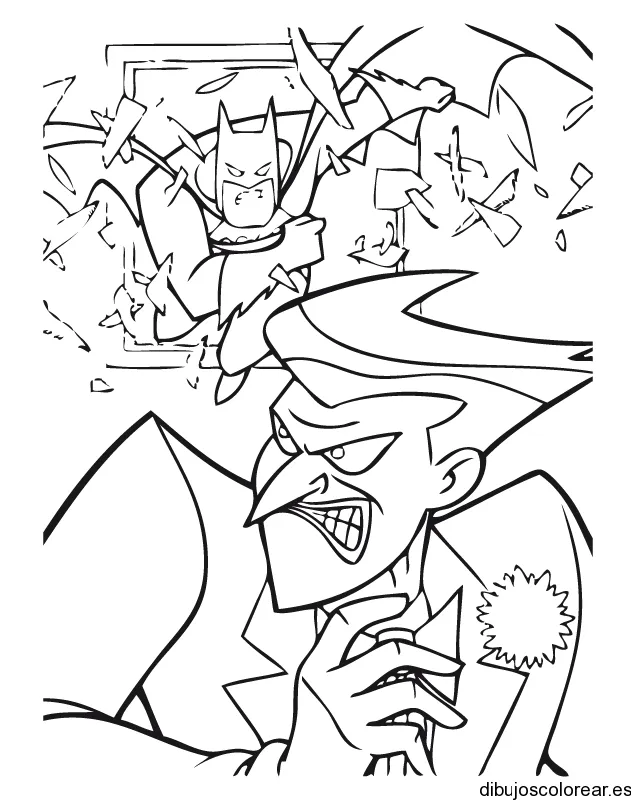 Dibujo de El Guasón | Dibujos para Colorear Dibujo de El Guasón | Dibujos para Colorear