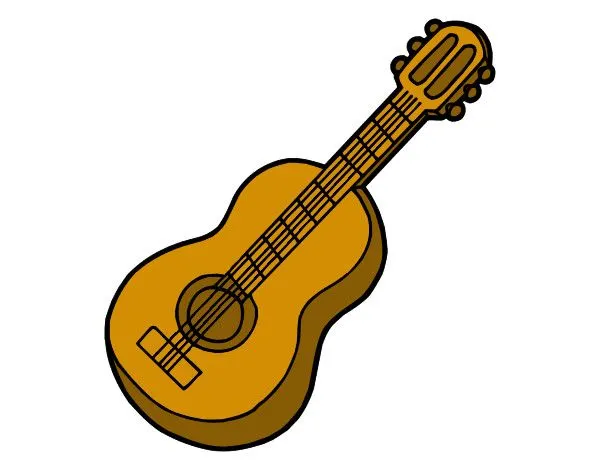 Dibujo de Guitarra acústica pintado por Viktorenge en Dibujos.net ...