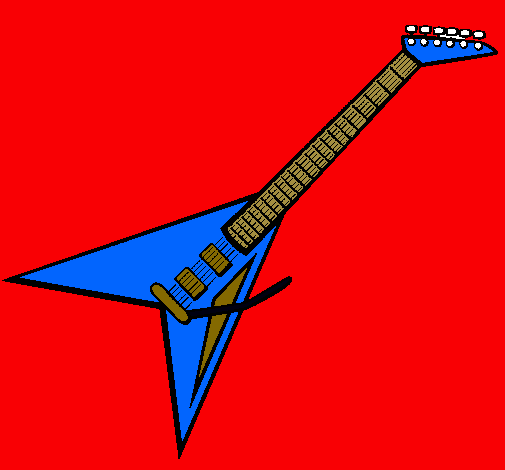 Dibujo de Guitarra eléctrica II pintado por Slash en Dibujos.net ...