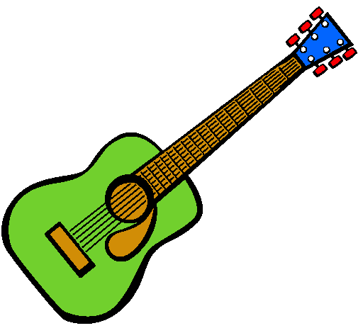 Dibujo de Guitarra española II pintado por Guitarra en Dibujos.net ...