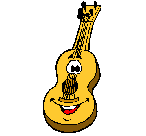 Dibujo de Guitarra española pintado por Terezha en Dibujos.net el ...