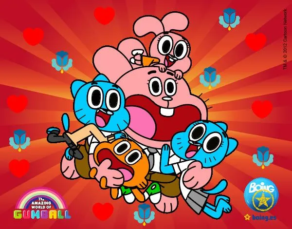 Dibujo de gumball y su familia pintado por Nachatop en Dibujos.net ... Dibujo de gumball y su familia pintado por Nachatop en Dibujos.net ...