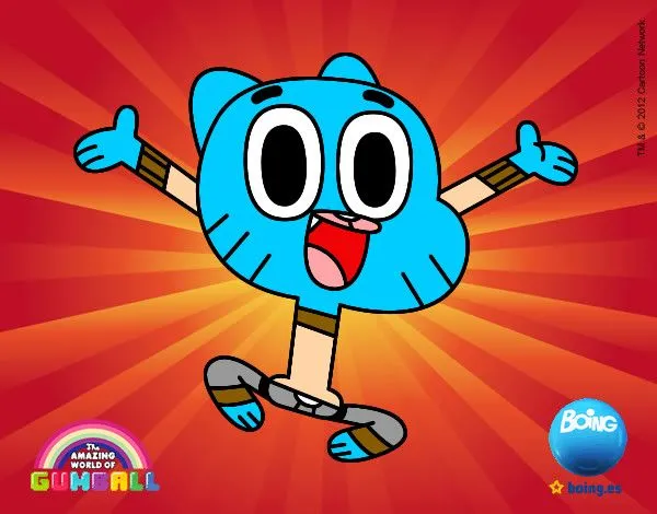 Dibujo de Gumball pintado por Cotoloko en Dibujos.net el día 08-07 ... Dibujo de Gumball pintado por Cotoloko en Dibujos.net el día 08-07 ...