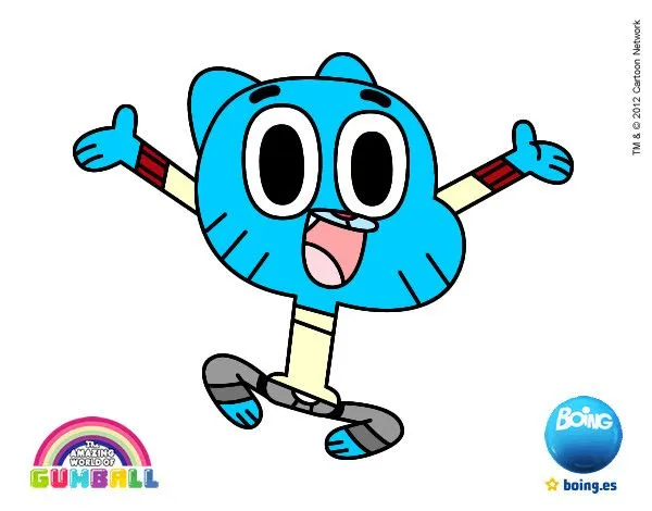 Dibujo de gumball pintado por Dominix en Dibujos.net el día 20-05 ...