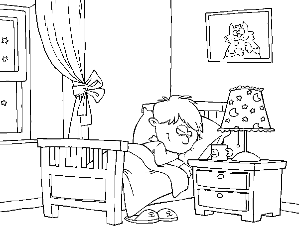 Dormitorio para colorear caricaturas - Imagui Dormitorio para colorear caricaturas - Imagui