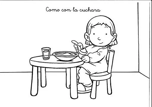 Dibujos de hábitos en los niños - Imagui