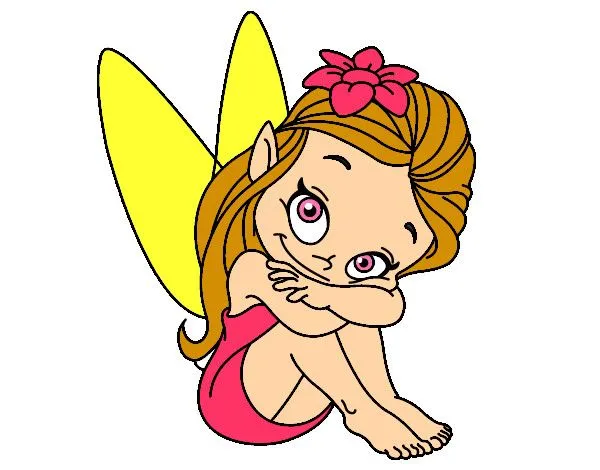 Dibujo de hada sentada pintado por Riicoliino en Dibujos.net el ... Dibujo de hada sentada pintado por Riicoliino en Dibujos.net el ...