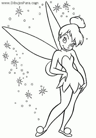 Dibujo de Hada Tinker Bell | Dibujos de Hadas para Pintar ... Dibujo de Hada Tinker Bell | Dibujos de Hadas para Pintar ...