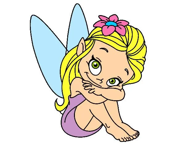 Dibujo de hadita tierna pintado por Fernibebe en Dibujos.net el ...