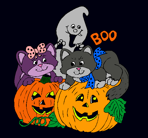Dibujo de Halloween pintado por Snoopy en Dibujos.net el día 13-08 ...