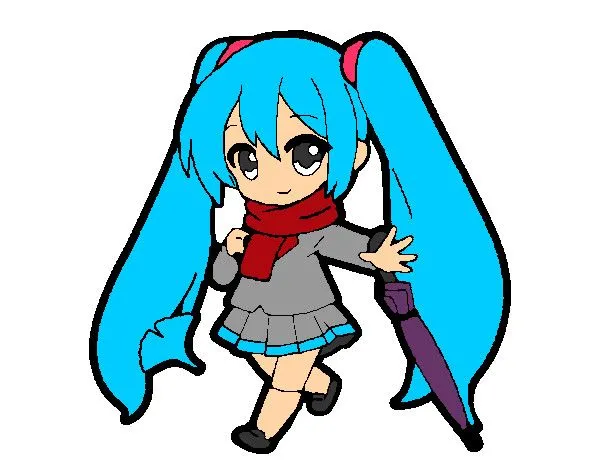Dibujo de Hatsune Miku pintado por Manukin en Dibujos.net el día ... Dibujo de Hatsune Miku pintado por Manukin en Dibujos.net el día ...