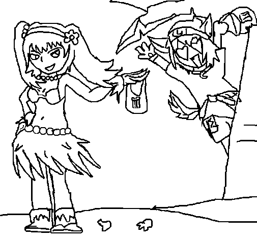 Dibujo de Hawái para Colorear