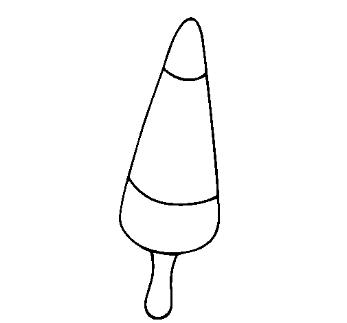 Dibujo de Helado cono para Colorear - Dibujos.net