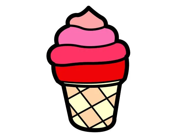 Dibujo de Helado de frutos rojos pintado por Anniemch en Dibujos ... Dibujo de Helado de frutos rojos pintado por Anniemch en Dibujos ...