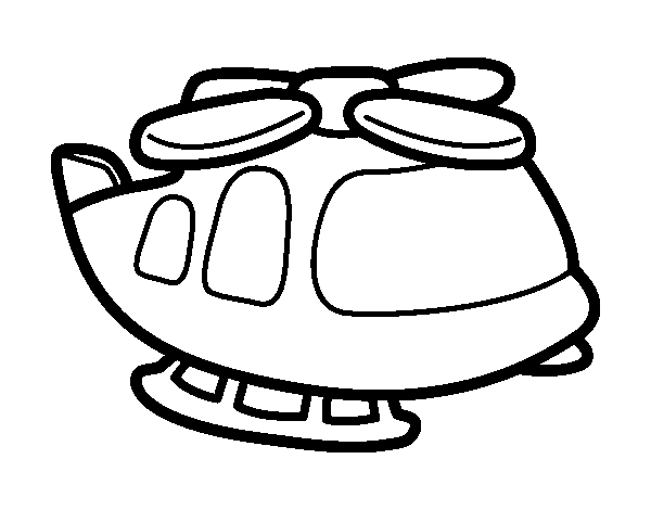 Dibujo de Helicóptero grande para Colorear - Dibujos.net Dibujo de Helicóptero grande para Colorear - Dibujos.net