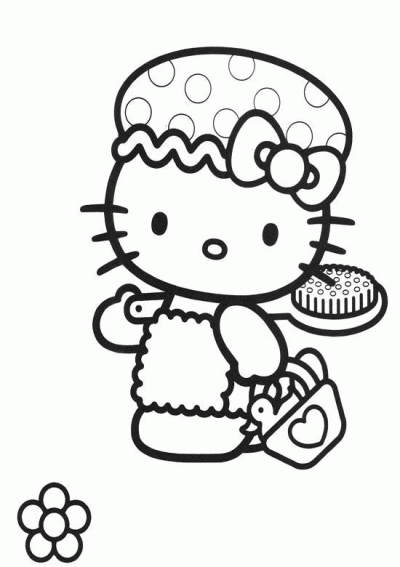 Dibujo de Hello Kitty de baño. Dibujo para colorear de Hello Kitty ... Dibujo de Hello Kitty de baño. Dibujo para colorear de Hello Kitty ...